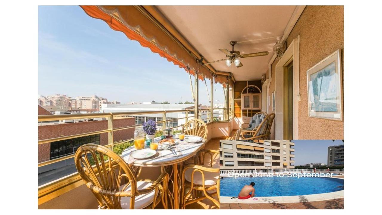 Playa 500M Y Centro Pueblo 600M, Piscina, 4 Clim, 2 Parkings Appartement Santa Pola Buitenkant foto